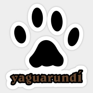 Yaguarundi Sticker